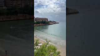 Beach view in Cambrils [upl. by Eitten]