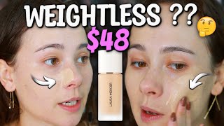 LAURA MERCIER REAL FLAWLESS WEIGHTLESS PERFECTING FOUNDATION [upl. by Lach732]