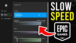 How To Fix Slow Download Speeds On Epic Games  Full Guide [upl. by Canter]