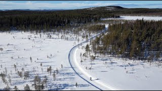 Crosscountry skiing paradise Pello in Lapland Finland  an Arctic Circle destination [upl. by Adiaros]