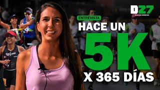 El record Guinees de 5 kilometros x 365 días  Entrevista con Analy Hinojosa [upl. by Kenton]