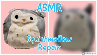 ASMR STUFFED ANIMAL RESTORATION SQUISHMALLOW REPAIR NO TALKING [upl. by Raila240]