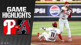 Phillies vs Dbacks Game Highlights 81024  MLB Highlights [upl. by Pomeroy906]