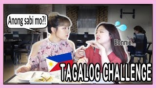 SPEAKING ONLY TAGALOG TO MY KOREAN SISTER FOR 24HRS  DASURI CHOI [upl. by Yelwar]