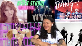 FIRST TIME REACTING TO After School First LoveFlashbackShampooBANGBecause of You MV  REACTION [upl. by Alemrac]