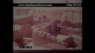 Archaeological site on Failaka Island in Kuwait Archive film 97112 [upl. by Ahsiugal802]