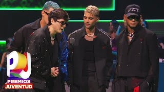 CNCO anuncia su separación en Premios Juventud 2022 [upl. by Annaeerb]