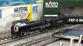 N Scale Kato FEF3 with ESU LokSound Select DCC and SBS4DCC Sugar Cube Speaker [upl. by Jadwiga]