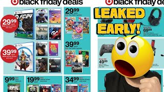 Target Black Friday 2023 Video Game Deals LEAKED EARLY [upl. by Porche]