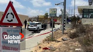 Israeli forces kill Canadian man after attempted knife attack near Gaza border authorities confirm [upl. by Vincenty974]