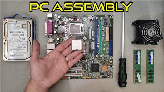 INTEL CORE 2 DUO E7400 PC ASSEMPLY [upl. by Soracco]