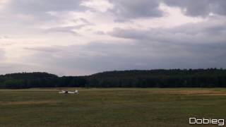 🛩️  SZD9 Bocian  Fazy lądowania szybowca  esowanie  Szybowiec Bocian  Lisie kąty [upl. by Dragone381]