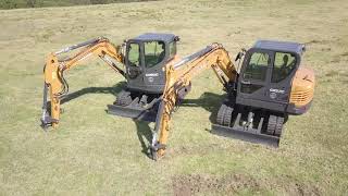 APAC Cseries mini excavators CX57CCX60C [upl. by Shakti]