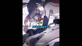 Marinette VS LilaCerise Miraculous  scd  vsbattle marinette miraculous wisedit shorts [upl. by Ellertnom]