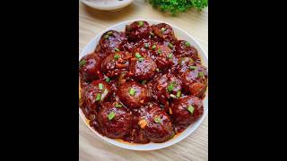 Perfect Veg Manchurian Recipe😍 shorts vegmanchurian [upl. by Swanhilda]