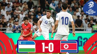 Uzbekistan  DPR Korea  Highlights  AsianQualifiers  Road To 26 [upl. by Lizbeth405]