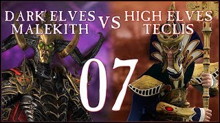 DINOS DINOS DINOS  Malekith vs Teclis Head to Head  Total War WARHAMMER II  Ep07 [upl. by Yarak]