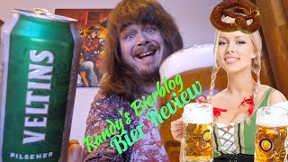 Randys Bierblog  Veltins Pilsener Bier Review [upl. by Johen]