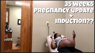 35 Weeks Pregnancy Update Vlog Doctors Appointment Birthing PlanInduction Placenta Encapsulation [upl. by Nemraciram465]