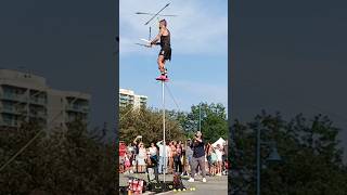 Juggling Showbusker buskers buskerfestportcredit canada 2024shorts [upl. by Ajiam]