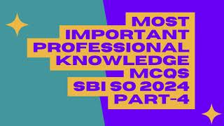 SBI SO IT Professional Knowledge MCQs Part 4  Networking Cloud Infrastructure SDLC DBMS etc [upl. by Gowon]