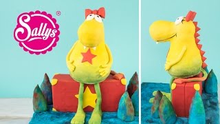 3D Motivtorte Molly Monster  Modellieren mit Rice Crispy Masse  Sallys Welt [upl. by Neille180]