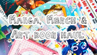 Mercari Japan Haul 🇯🇵 Merchandise Art Books Manga Acrylic Stands 💸  Birthday Haul 🎉 [upl. by Yelsha]