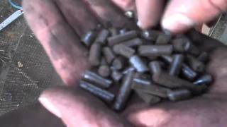 Making Coal Pellets for Use in Pellet Stoves [upl. by Lan]