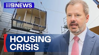 Australia’s housing crisis could be about to get worse  9 News Australia [upl. by Wojcik527]