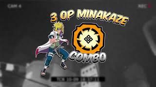 3 OP Minakaze Combos  Shindo Life [upl. by Sabu]