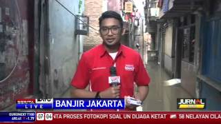 BANJIR JAKARTA  LIVE KAMPUNG PULO [upl. by Eberle]