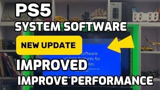 PS5 New System Software UPDATE is Here Improved The System Performance [upl. by Antonina]