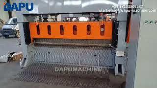 Expanded metal mesh machine DP25160T for galvanized sheet stainless sheet carbon steel sheet [upl. by Laehcor660]