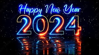 Happy New Year 2024 Coming Soon🎄🎅🎊New Year Countdown 2024 10 seconds Neon Video 4K⏳❄🎅🕛🔔🎶 [upl. by Eybba]