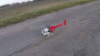 Fly wing Bell 206 V3 GPS RC Helicopter  first flight [upl. by Faythe]