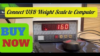 Connect Weight Scale Indicator to Computer on USB and transfer Weight on Hyper Terminal [upl. by Karie409]