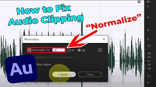 How to Fix Audio Clipping Normalize in Adobe Audition [upl. by Elladine]