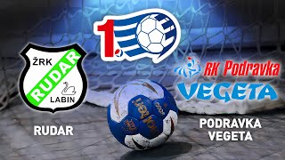 Rudar vs Podravka Vegeta  15 kolo  1 HRL Žene [upl. by Riegel]