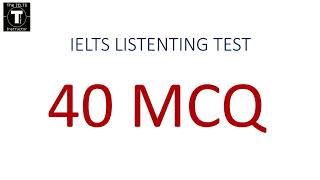 IELTS Listening practice test multiple choice questions [upl. by Elocan]