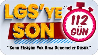 Konu Eksiğim Yok AMA DENEMELERİM ÇOK DÜŞÜK⏳ LGSye Son 112 Gün❗ [upl. by Yeldarb940]