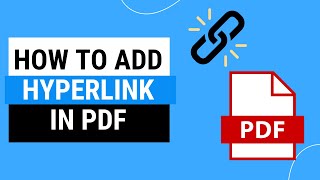 How to add Hyperlink in PDF [upl. by Ahtenek]