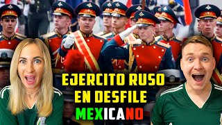 🇲🇽SOLDADOS RUSOS MARCHAN en el DESFILE MILITAR MEXICANO 2023  REACCIÓN a RUSIA y MÉXICO ALIANZA [upl. by Eanwahs138]