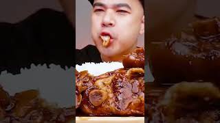 Braised Pork Knuckle  Mukbang ASMR alfieeats food braisedpork asmr foryou shorts viralvideo [upl. by Johnette]