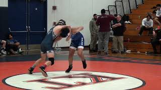 Worcester Wrestling  Mumtaz Santander vs Nashoba Tech [upl. by Ahsatsana622]