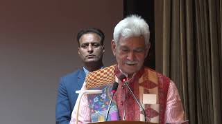 Watch Full Speech of LG Manoj Sinha at the launch of Shehla Rashids Book quotRole Modelsquot [upl. by Anwahs]