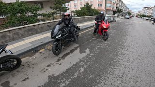 CBR 250R VS MT25 VS R25  ANKARA DÜMENDEN MOTOVLOG 1 [upl. by Denie]