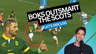 Springboks Continue to Innovate Despite Hiccups  South Africa vs Scotland Review [upl. by Naltiak]