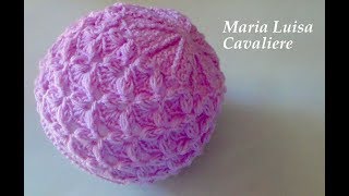 Cappello punto fiocchetti alluncinetto tutorial [upl. by Dympha]