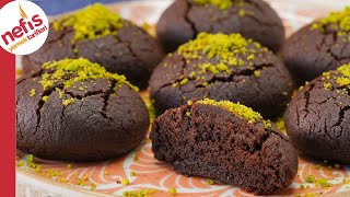 BROWNIE TADINDA 🤤 KAKAOLU ISLAK KURABİYE TARİFİ [upl. by Kylila]