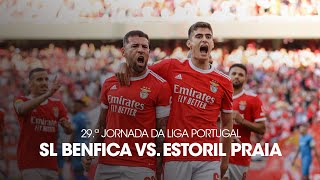 ResumoHighlights SL Benfica 10 Estoril Praia [upl. by Eseilana856]